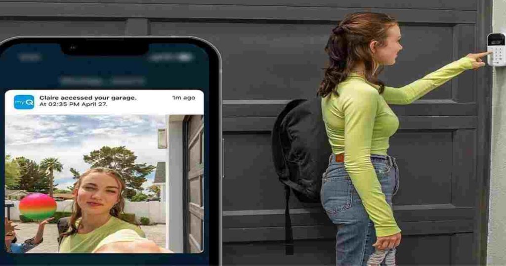 MyQ Smart Garage Video Keypad