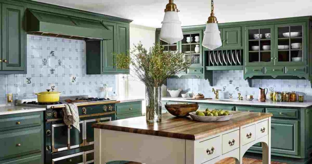 Olive Green Kitchen Cabinets